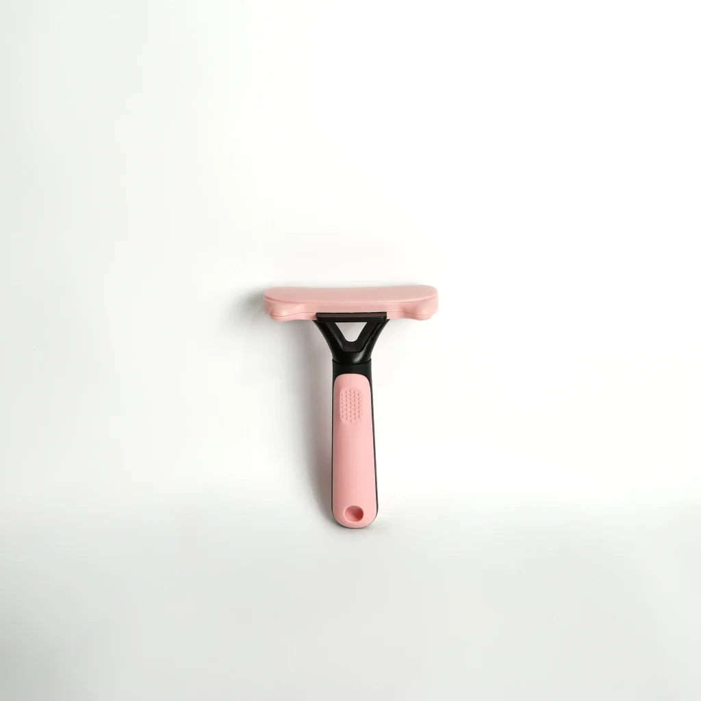 Self-Cleaning Pet Grooming Comb - Blush Pink
