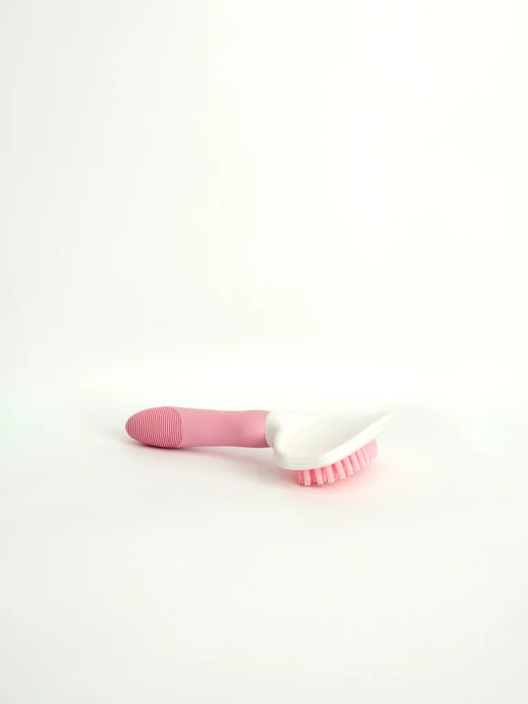 Silicone Dog & Cat Grooming Massage Brush - Pink