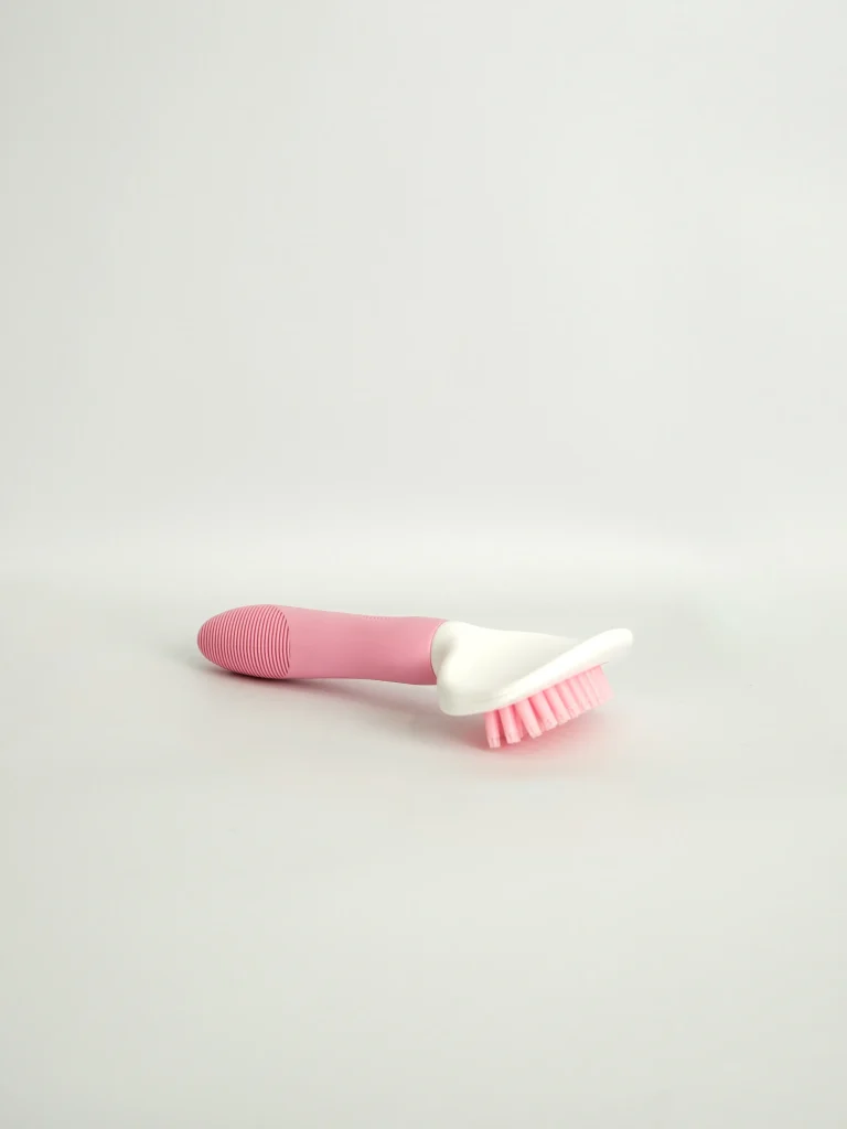 Silicone Dog & Cat Grooming Massage Brush - Pink