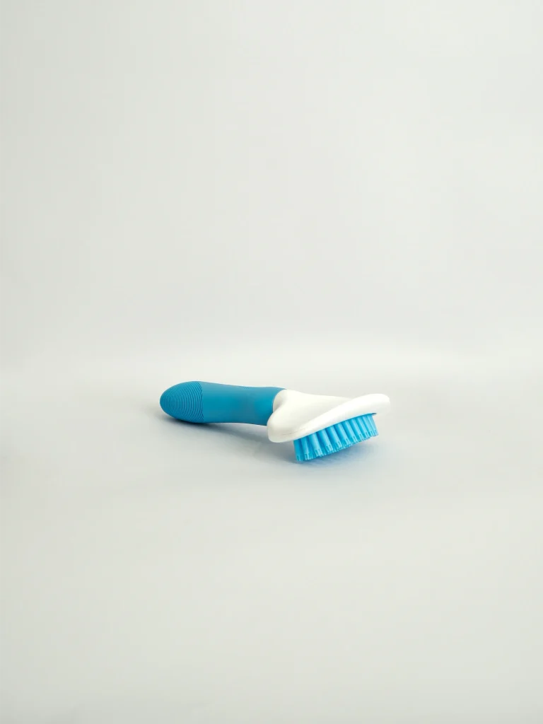 Silicone Dog & Cat Grooming Massage Brush - Blue