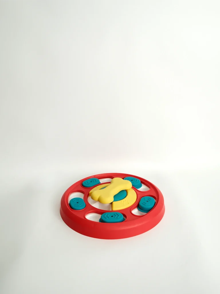 Dog Puzzle Feeder Toy designed for safe indoor interactive play.