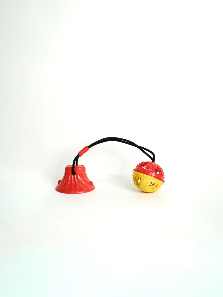 The complete Dog Chew and Feeder Toy from Furtopia, an essential interactive toy for dental hygiene.
